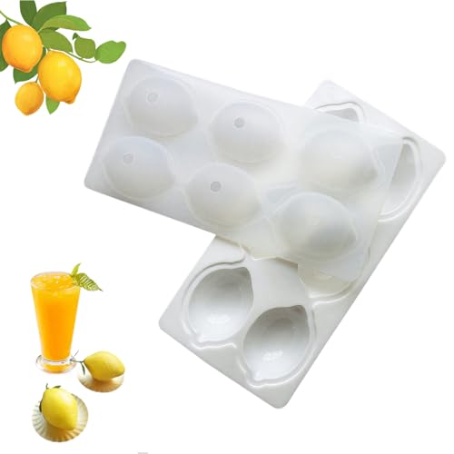 Ficugxd Cedric Grolet Formen,mango Silikonform,6 Cavity 3d Lemon Shape Fruit Silicone Shape Brownies Cake,Pudding,Eiswürfel Und Gelee,3D Backformen DIY Mold,Dessert Kuchen Dekoration Werkzeuge-A Ficugxd Cedric Grolet Formen,mango Silikonform,6 Cavity 3d Lemon Shape Fruit Silicone Shape Brownies Cake,Pudding,Eiswürfel Und Gelee,3D Backformen DIY Mold,Dessert Kuchen Dekoration Werkzeuge-A von Ficugxd