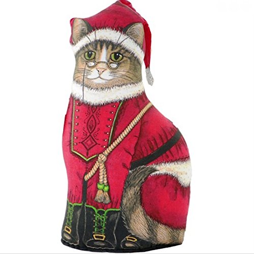 Türstopper Katze Santa mit Brille - Weihnachten Fiddler´S Elbow von Fiddler's Elbow