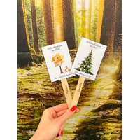 Zauberhafte Bäume Am Stiel | Samen Für Deinen Weihnachtsbaum 2030 Oder Lebkuchenbaum Nachhaltiges Geschenk Den Eigenen Garten Zauberhafte Bäume Am Stiel | Samen Für Deinen Weihnachtsbaum 2030 Oder Lebkuchenbaum Nachhaltiges Geschenk Den Eigenen Garten von Fideldidu