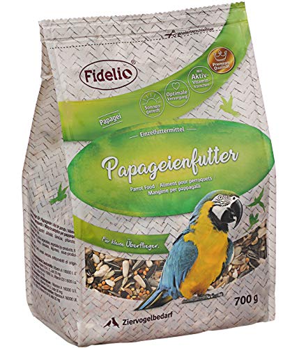 Fidelio Ziervogel-Futter, Papageienfutter mit Aktiv-Vitaminkörnchen, 700 g Fidelio Ziervogel-Futter, Papageienfutter mit Aktiv-Vitaminkörnchen, 700 g von Fidelio