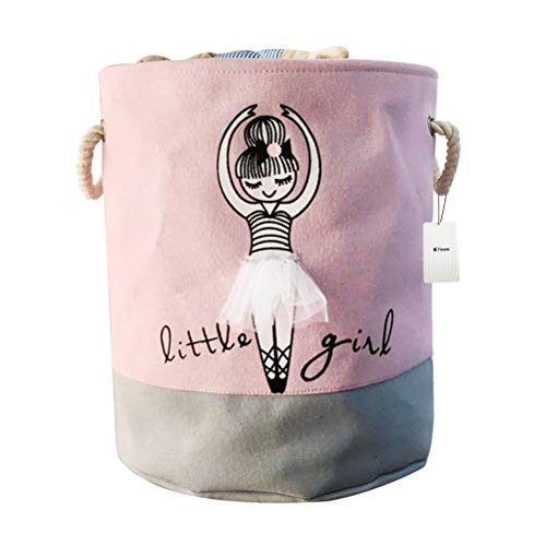 Fieans Groß Wäschekorb Wäschesack Baumwolle Aufbewahrungskorb Faltbare Kinder Organizer Korb Spielzeug Aufbewahrungskistemit Griffen - Spitzenrock, Rosa Fieans Groß Wäschekorb Wäschesack Baumwolle Aufbewahrungskorb Faltbare Kinder Organizer Korb Spielzeug Aufbewahrungskistemit Griffen - Spitzenrock, Rosa von Fieans