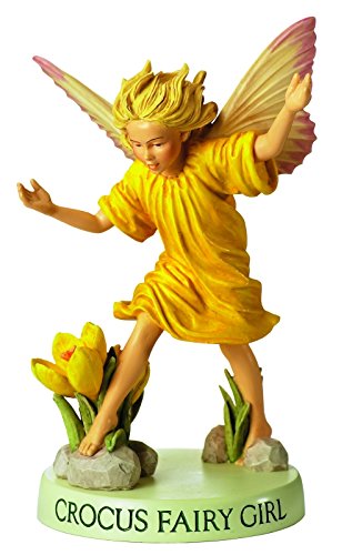 Fiebiger Floristik Crocus Flower Fairy Fee Girl 11cm von Fiebiger Floristik