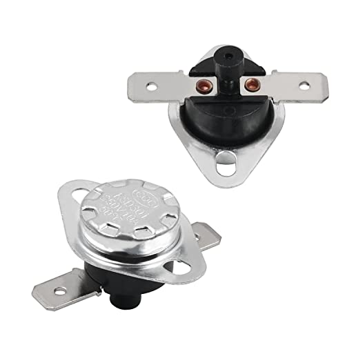 Fielect KSD301 Thermostat-Temperatur-Kontrollschalter, einstellbar, 95 °C, normalerweise geschlossen, 2 Stück von Fielect