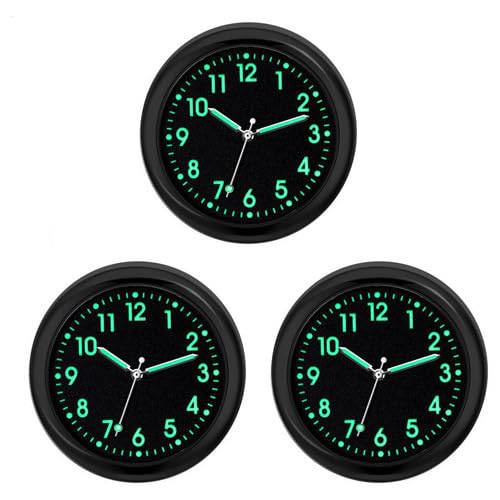 Armaturenbrett Analog Uhr, 3 Stück Autodashboard Analoguhr, Leuchtende Kleine Analoguhr, Quarz Ersatzuhren Für Auto, Aufklebbare Uhr Für Das Armaturenbrett, Klebeuhr Für Auto Armaturenbrett Analog Uhr, 3 Stück Autodashboard Analoguhr, Leuchtende Kleine Analoguhr, Quarz Ersatzuhren Für Auto, Aufklebbare Uhr Für Das Armaturenbrett, Klebeuhr Für Auto von Fierudeng