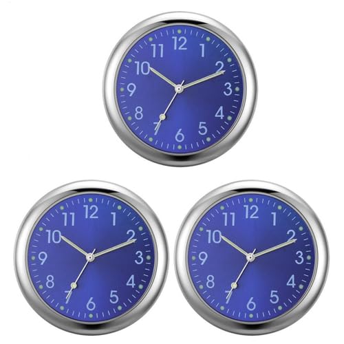 Armaturenbrett Analog Uhr, 3 Stück Autodashboard Analoguhr, Leuchtende Kleine Analoguhr, Quarz Ersatzuhren Für Auto, Aufklebbare Uhr Für Das Armaturenbrett, Klebeuhr Für Auto Armaturenbrett Analog Uhr, 3 Stück Autodashboard Analoguhr, Leuchtende Kleine Analoguhr, Quarz Ersatzuhren Für Auto, Aufklebbare Uhr Für Das Armaturenbrett, Klebeuhr Für Auto von Fierudeng