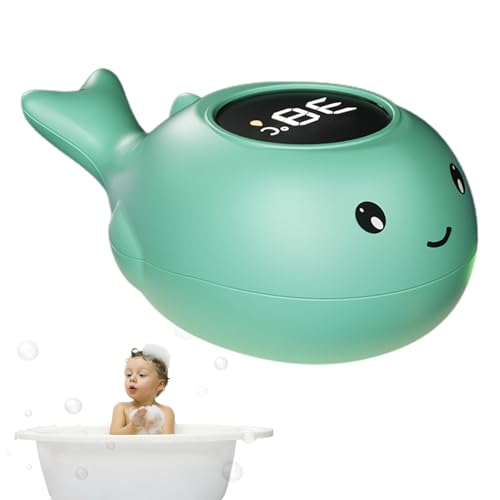 Bad Wasser Temperatur, Badethermometer, Wasserdichtes Badewannentemperaturmessgerät, Präzises Sensor Babybadewannentemperaturmessgerät, Schwimmendes Spielzeug Mit 3 Farben Warnung von Fierudeng