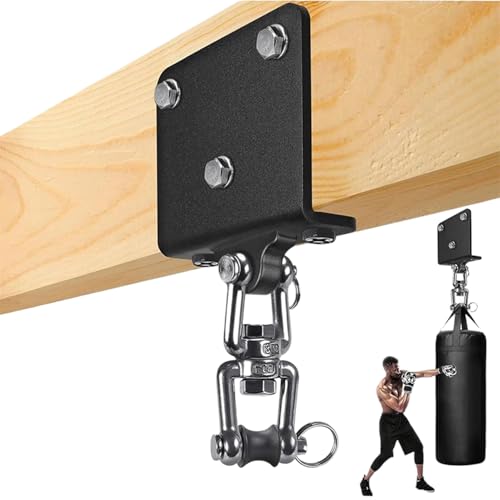 Fierudeng Boxsackaufhängung | Boxsack Befestigung - Stahlketten Mit 360-Grad Schwenkfunktion Für Kampfsport Training Im Kellerbereich Fierudeng Boxsackaufhängung | Boxsack Befestigung - Stahlketten Mit 360-Grad Schwenkfunktion Für Kampfsport Training Im Kellerbereich von Fierudeng