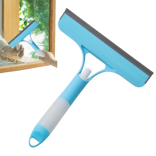 Fierudeng Fensterreiniger Tool - Festerreinigungsschaber,Schaber Mit Ergonomischem Griff Und Sprühfunktion Für Glas Spiegel Dusche Auto Fierudeng Fensterreiniger Tool - Festerreinigungsschaber,Schaber Mit Ergonomischem Griff Und Sprühfunktion Für Glas Spiegel Dusche Auto von Fierudeng