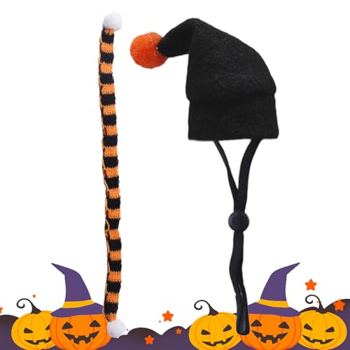 Fierudeng Halloween Hamster Hüte Set - Kleintier Halloween Hut & Schal Accessoires - Verstellbare Haustier Deko Kopfbedeckung Für Feiertage Geburtstag Frettchen Igel Chinchillas Fierudeng Halloween Hamster Hüte Set - Kleintier Halloween Hut & Schal Accessoires - Verstellbare Haustier Deko Kopfbedeckung Für Feiertage Geburtstag Frettchen Igel Chinchillas von Fierudeng