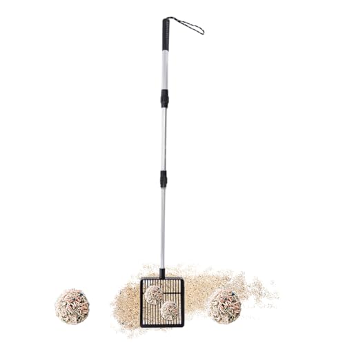 Fierudeng Hühnerkot Schaufel | Schwerlast Verlängerbar Verstellbar Katzenschaufel - Ergonomischer KOT Aufnehmer für Käfig Stall Hühnerstall Pferdebox Wohnung Fierudeng Hühnerkot Schaufel | Schwerlast Verlängerbar Verstellbar Katzenschaufel - Ergonomischer KOT Aufnehmer für Käfig Stall Hühnerstall Pferdebox Wohnung von Fierudeng