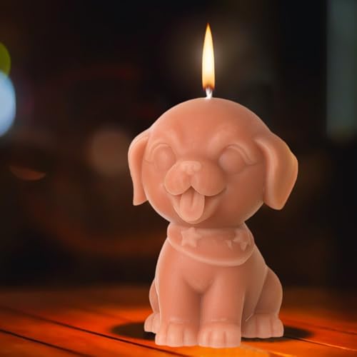 Fierudeng Hundekerzen Silikonform | Tischdekoration Zierfiguren Betonformen - Silikon Tischdekoration Gießwerkzeug Mit 3D Betonform Für Heimdekoration von Fierudeng