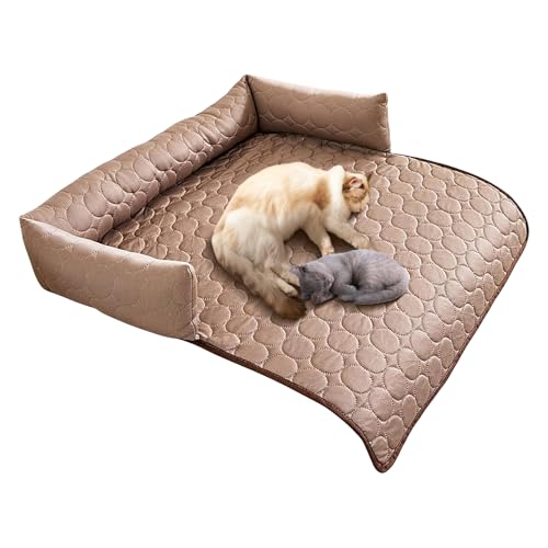 Fierudeng Hundekühlmatte Fürs Sofa - Katzen Kühl Schlafsofa mit Pad und | Atmungsaktive Unterlage Für Outdoor Picknick Camping Park von Fierudeng