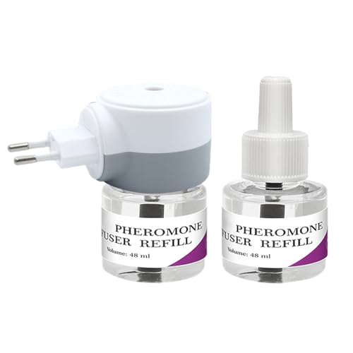 Fierudeng Katzenpheromon Diffusor | Langanhaltender Katzenpheromon Diffuser | Stecker Für Entspannung Schlaf Stressabbau Bei Wohnungskatzen Reise Markieren Zuhause von Fierudeng