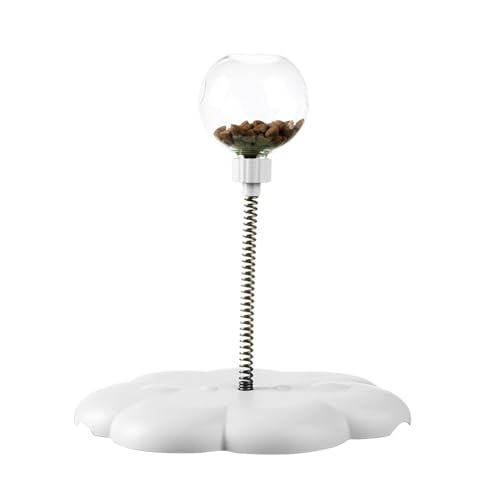 Fierudeng Leckerli Puzzle Spielzeug Für Katzen,Interaktiver Stimulierender Futterspender - Kitten Spielball mit Verfolgungsfunktion - Für Fressbeschäftigung Und Bewegung Fierudeng Leckerli Puzzle Spielzeug Für Katzen,Interaktiver Stimulierender Futterspender - Kitten Spielball mit Verfolgungsfunktion - Für Fressbeschäftigung Und Bewegung von Fierudeng