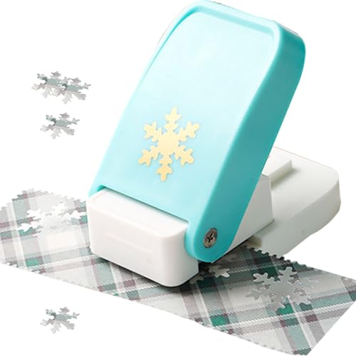 Fierudeng Locher Für Kartenbasteln - Manueller Schneeflocken Locher | Muster Schneidewerkzeuge für Weihnachten Erntedank Halloween Valentinstag Geburtstag Schulparty | Halloween Geburtstag Feier von Fierudeng