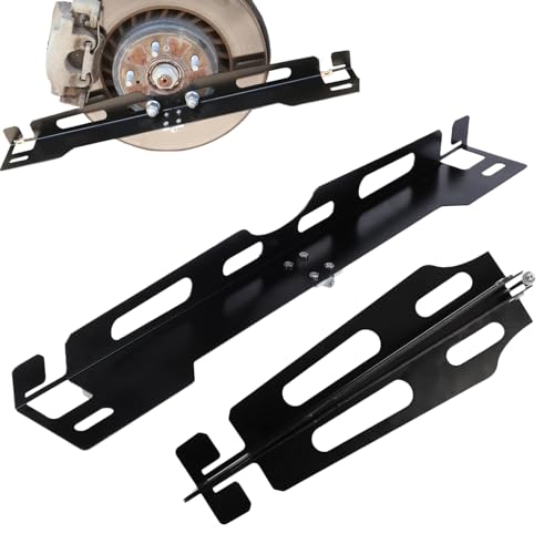 Fierudeng Radspur-Einstellwerkzeug,Platten für die Radspureinstellung - Metall faltbares verstellbares Auswuchtgerät einsetzbar für die Reifenreparatur in Werkstätten für Pkw und Lkw von Fierudeng