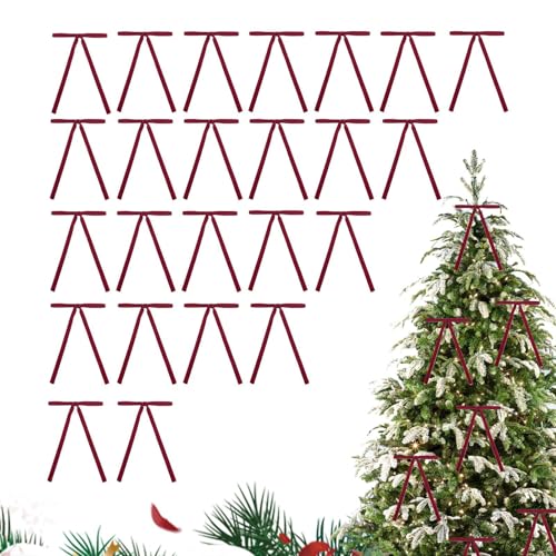 Fierudeng Samt-Weihnachtsbaumschleifen,Samt-Weihnachtsschleifen, 24-teiliges Samtschleifen-Weihnachtsdekorations-Weihnachtsschleifen-Set, Rustikale Samtschleifen, Weihnachtsschleifen, Fierudeng Samt-Weihnachtsbaumschleifen,Samt-Weihnachtsschleifen, 24-teiliges Samtschleifen-Weihnachtsdekorations-Weihnachtsschleifen-Set, Rustikale Samtschleifen, Weihnachtsschleifen, von Fierudeng