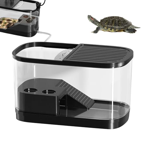 Fierudeng Schildkröten Habitat | Reptilien Terrarium Schildkröten Zuchtbox - Haustier Gehege Aquarium Verhindert Entweichen Für Schlangen Eidechsen Frösche Geckos von Fierudeng