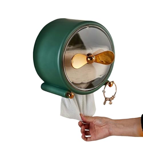Fierudeng Wandmontierter Taschentuchspender-Halter,Gesichtstuch-Behälter - Sicherer Spender Ohne Bohren Für Küche Bad Haushalt & Familien-WC Fierudeng Wandmontierter Taschentuchspender-Halter,Gesichtstuch-Behälter - Sicherer Spender Ohne Bohren Für Küche Bad Haushalt & Familien-WC von Fierudeng