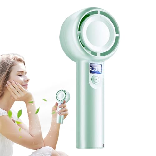 Fierudeng Wiederaufladbarer Handventilator,Tischgehäuse Mit Kühlfunktion - 5 Geschwindigkeitsstufen Leise Wiederaufladbar Für Kinder Erwachsene Reise Schreibtisch Schlafzimmer Camping Fierudeng Wiederaufladbarer Handventilator,Tischgehäuse Mit Kühlfunktion - 5 Geschwindigkeitsstufen Leise Wiederaufladbar Für Kinder Erwachsene Reise Schreibtisch Schlafzimmer Camping von Fierudeng
