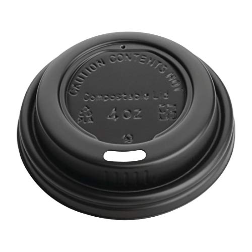 Fiesta Green kompostierbare Espressotassendeckel 113 ml (Packung: 50 Stück), Schwarz, CPLA Espressotassendeckel, zertifiziert kompostierbar BS EN 13432, geeignet für Temperaturen bis zu 100°C, DY982 Fiesta Green kompostierbare Espressotassendeckel 113 ml (Packung: 50 Stück), Schwarz, CPLA Espressotassendeckel, zertifiziert kompostierbar BS EN 13432, geeignet für Temperaturen bis zu 100°C, DY982 von Fiesta Green