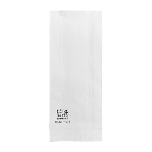 Fiesta Recyclable Papiertüten mit Folienauskleidung, 250 x 100 x 45 mm, 500 Stück von Fiesta Recyclable
