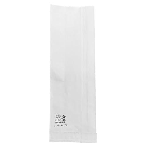 Fiesta Recyclable Papiertüten mit Folienauskleidung, 300 x 100 x 60 mm, 500 Stück von Fiesta Recyclable