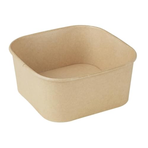 Fiesta Recyclable Quadratischer Behälterboden, 1400 ml, 300 Stück von Fiesta Recyclable