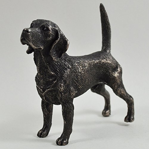 Fiesta Studios Beagle, stehend, klein, kaltgussbronzefarben, 9 cm hoch von Fiesta Studios