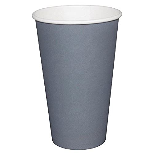 Fiesta Hot Cups Single Wall Charcoal - 340ml (12oz) (Box 1000) von Fiesta