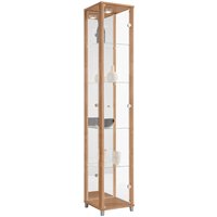 fif möbel Vitrine "OPTIMA", Standvitrine/Glasvitrine 1x Glastür,perfekt für Sammler,Sammlervitrine von Fif Möbel