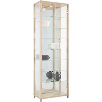 fif möbel Vitrine "OPTIMA", Standvitrine/Glasvitrine 2x Glastür,perfekt für Sammler,Sammlervitrine fif möbel Vitrine "OPTIMA", Standvitrine/Glasvitrine 2x Glastür,perfekt für Sammler,Sammlervitrine von Fif Möbel