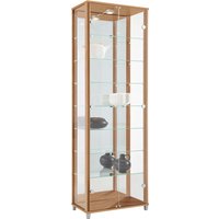 fif möbel Vitrine "OPTIMA", Standvitrine/Glasvitrine 2x Glastür,perfekt für Sammler,Sammlervitrine von Fif Möbel
