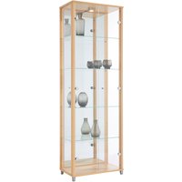 fif möbel Vitrine "OPTIMA" Standvitrine, Vitrinenschrank, Glasvitrine, Sammlervitrine, LED von Fif Möbel