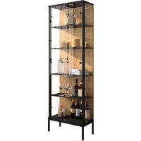 fif möbel Vitrine "STEP", (1 St.), Standvitrine, Vitrinenschrank, Glasvitrine, Sammlervitrine von Fif Möbel