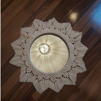 Makramee Spiegel Mandala Makramee Spiegel Mandala von Fifiinlove
