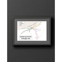 Cleveland Interurban Eisenbahn Plakat Druck, 1898 von FiftyThreeStudio