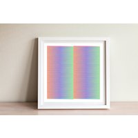 Originalkunstdruck Ohne Titel Nr. 1, Nach Carloscruz Diez von FiftyThreeStudio