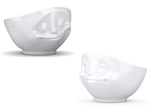 Fiftyeight Schale GLÜCKLICH & VERKNALLT ca. 500ml / weiß von FIFTYEIGHT PRODUCTS