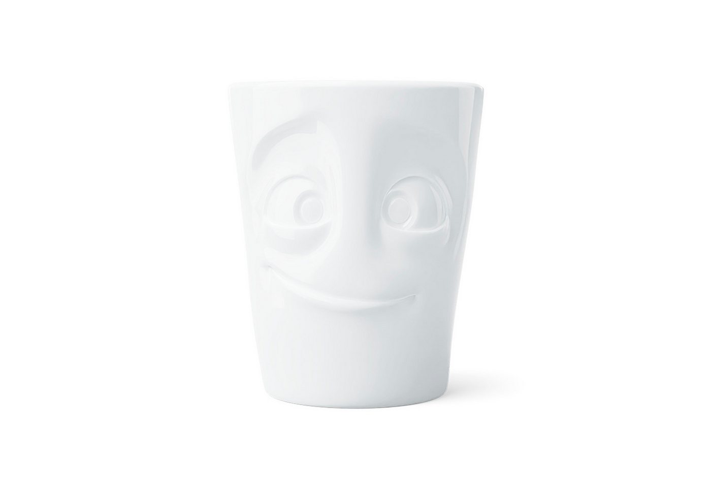 Fiftyeight Frühstücks-Geschirrset TV Tasse Kaffeebecher 95 Henkelbecher Maximug Bereit weiß von Fiftyeight