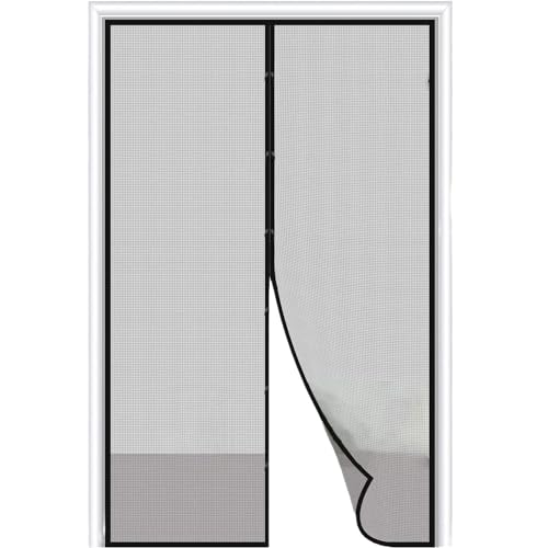 Figarge Fliegengitternetze für Fenster, Selbstklebendes Moskitonetz Fenster mit Selbstklebendem Doppelseitigem Klebeband und Cutter, 1 Stück (Grau Netz Schwarz Aufkleber, 100X120CM) von Figarge