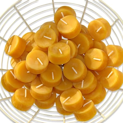 Figura Santa® Teelichter Bienenwachs 20er Set Premium Bienenwachskerzen mit angenehmen Duft | Teelichter Weihnachten | Lange Brenndauer & ohne Hülle Figura Santa® Teelichter Bienenwachs 20er Set Premium Bienenwachskerzen mit angenehmen Duft | Teelichter Weihnachten | Lange Brenndauer & ohne Hülle von Figura Santa