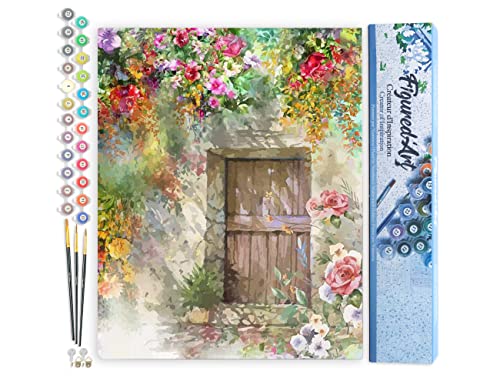 Figured'Art Malen Nach Zahlen Erwachsene Tor der Höhle - Paint by Numbers Basteln DIY Bastelset 40x50cm ohne Holzrahmen Figured'Art Malen Nach Zahlen Erwachsene Tor der Höhle - Paint by Numbers Basteln DIY Bastelset 40x50cm ohne Holzrahmen von Figured'Art