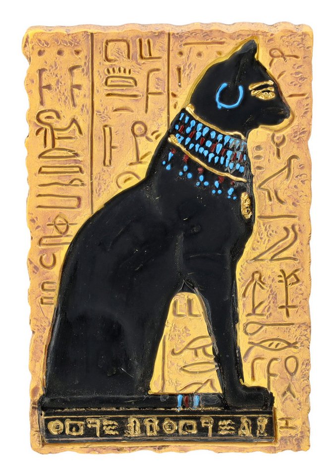 Dekomagnet Magnet - Bastet als Hieroglyphe - ägyptische Mythologie Dekomagnet, Figuren Shop GmbH von Figuren Shop GmbH