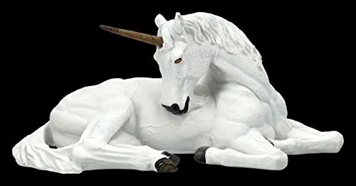 Einhorn Figur - My Favorite | Fantasy Deko Statue weiß von Figuren Shop GmbH