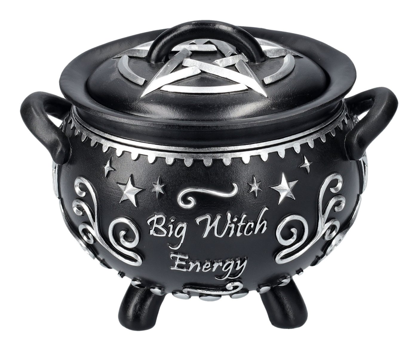 Figuren Shop GmbH Aufbewahrungsdose Schatulle Hexenkessel - Big Witch Energy - Fantasy Aufbewahrung Deko von Figuren Shop GmbH