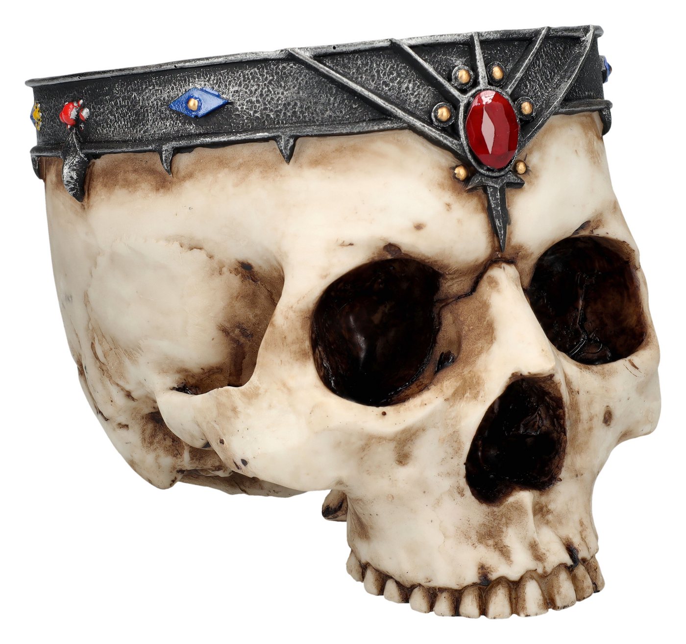 Figuren Shop GmbH Blumentopf Totenkopf Schale oder Blumentopf - Königlicher Schädel - Dekoschale To Figuren Shop GmbH Blumentopf Totenkopf Schale oder Blumentopf - Königlicher Schädel - Dekoschale To von Figuren Shop GmbH