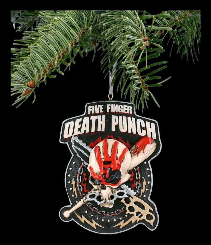 Figuren Shop GmbH Christbaumschmuck Christbaumschmuck - Five Finger Death Punch - Offizielles Merchandise Weihnachten (1-tlg) von Figuren Shop GmbH