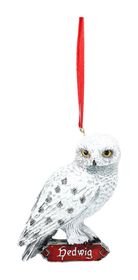Figuren Shop GmbH Christbaumschmuck Christbaumschmuck Harry Potter - Hedwig Schild - Merchandise Eule (1-tlg) von Figuren Shop GmbH