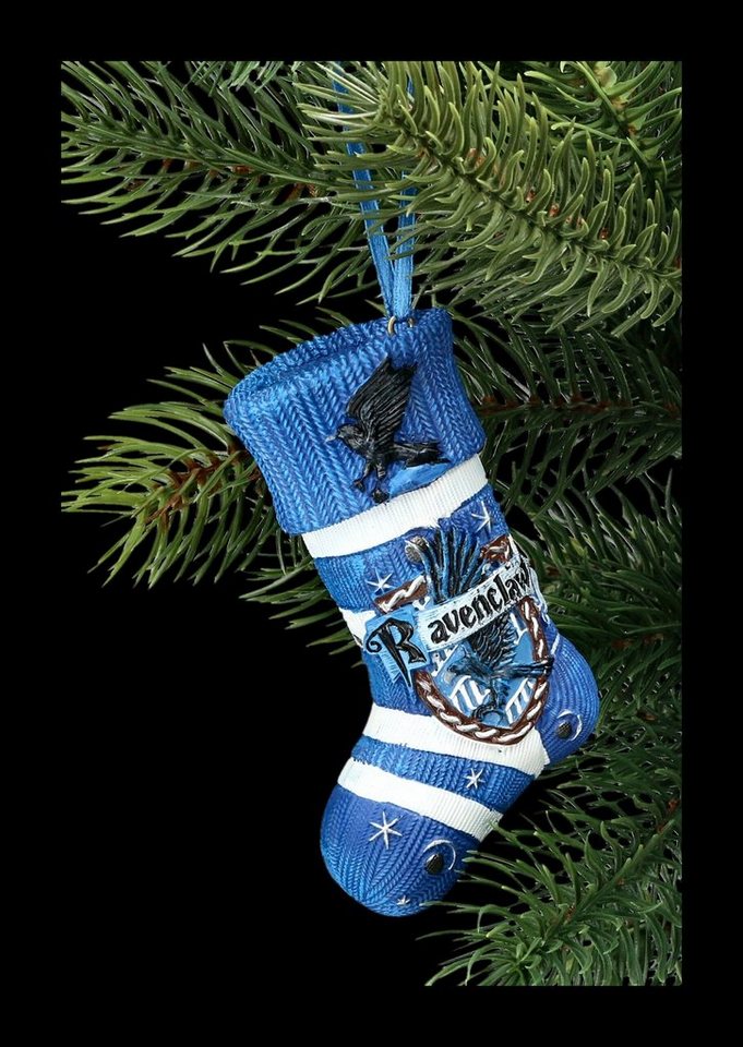 Figuren Shop GmbH Christbaumschmuck Christbaumschmuck - Harry Potter Ravenclaw Socke - Christbaumkugel Weihnachtsbaum (1-tlg) von Figuren Shop GmbH